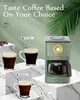 Caféristes de café Machine à café avec 25 oz de style rétro en verre avec un filtre à café réutilisable Trois modes de brassage Matcha Green |États-Unis |Nouveau Y240403