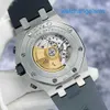 Athleisure AP Wrist Watch Royal Oak Offshore Series 26470st Précision Steel Brown Disc Timing Fonction Automatic Mecanical Mens Watch 42mm