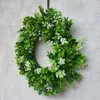 Decorative Flowers Hanging Artificial Garland Simulation Pendants Wreath Leaf Decoration Wedding & Hangs Lost And Found Basket Dropship