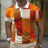 Polos da uomo Waffle Maliola maglietta per waffle Business Polo Fashion Patchwork Casual Color Block Short Maniche