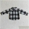 Vestes 2024 Arrivations RTS Fashion Shirts à manches longues Little Kids Plaid Tops Boys T Childrens Fall Drop Livrot Baby Maternity Clothin Otzgd