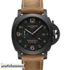 Mechanische Uhren Luxus Volleset Set Neue schwarze Keramik -Männer Uhr 44 mm kleine blaue Nadel wasserdichte Armbanduhren Designer Modemarke Iris Luxusmarke