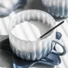 Filiżanki spodki Nordic Modern Coffee Cup i spodek z uchwytem szklanym kubkiem domowy kuchnia Picie oprogramowanie popołudniowa herbata latte