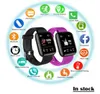 ID116 PLUS SMART WATCH ALCHELETS Fitness Tracker Heart Rise Step Counter Activity Monitor Band Armband för iPhone Android Phone7368235