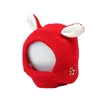 Appareils à chien tricot chapeau hiver chaude chiot CAP MODE DESIGNANTS OEUR BONIGNE POUR ANT