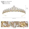 Tiara di compleanno della corona femminile da donna per copricapo di copricapo da sposa