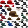 2024 Herren Baseball Full Closed Caps Toucas Gorros Patched Stickerei Brief Bone Men New York Schwarze Farbe Alle 32 Teams Casual Sport flacher Taillierungen Love Hustle SD Hut