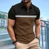 T-shirts masculins pour hommes Nouveaux hommes à manches courtes décontractées Polo Office de mode T-shirt pour hommes