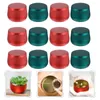 Bouteilles de rangement 12pcs Conteneurs de thé en fice-petit fabrication de moules scellées en conserve pots d'étain pour stocker des bonbons de café en feuille en vrac