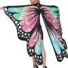 Fée des papillons aile étoilé ciel imprimé capes women lacet up cosplay halloween costume vestes fête papillons châle ponchos