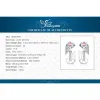 Boucles d'oreilles bijouxais Nouveau arrivée géométrique 6.4ct émeraude coupé rose pierre de pierre de pierre 925 boucles d'oreilles en argent sterling pour femme cadeau de mode femme