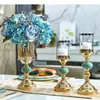 Candle Holders Alloy Candelabras Home Decor Restaurant Romantic Dinner Candles Holder Ornament Candlestick Wedding Decorations