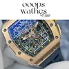 Designer Mens Watch Luxury Brand Watch Automatic Superclone RM11-03RG Dial 18K Gold Timing Fonction 20 FIBERS ETLECARBON SAPPHIRE