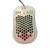 Mouse da gioco bianco 4 dpi RGB Symphony Light Honeycomb Design