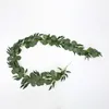 Fleurs décoratives 200 cm Eucalyptus artificiel Garland Silk suspendu vigne Ivy Wedding Fake Vines Greenery Plants Couronne