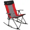 Sedia a dondolo per campeggio per pista da campeggio, sedie da campeggio rosso sedia da esterno naturale sedia da pesca