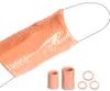 5pcsSet Forskin Correction Penis Sleeve Två storlekar Fördröjning Ejakulationsskruvform Penis Ring Cock Ring Sex Toys For Men Cock Rings1531465