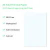 Paper A4 Thermal Paper Compatibel met peripage A40 Thermische printer QuickDry Perfect voor foto -foto -ontvangstmemo PDF -bestand print