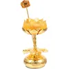 Candle Holders Butter Lamp Base Religious Ornament Offering Candlestick Oil Wedding Decoration Holder Glass Buddha Hall