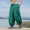 Men's Pants Mr.nut Cotton Linen Oversize Loose Harem Retro Clothing Baggy Lantern Unisex Street Jogger Trousers