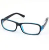 Lunettes de soleil Lunettes de cadre carré noir Femmes HARAJUKU CEPOSEMENTS Japonais Lire des lunettes de blocage Light Blue Light Retro Blue Light