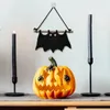Tapestries Home Decoratie Halloween Bat Handweven zwart ornament hanger muur hangen