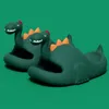 Cute Dinosaur Cartoon Childrens Summer Shoes Soft Eva Slides Boys Girls Beach Slippers Comfort Funny Design Kids Slippers 240318