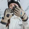 Handschoenen waterdichte skihandschoenen vrouwen winter touchscreen sneeuw vlies vlek gevoerd warm thermisch snowboard skiën loopt fietsende nieve accesorios