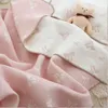 Персонализированное осенне-зимнее многофункциональное детское хлопковое одеяло, аксессуары для детского постельного белья 240326