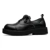 Casual Shoes Original Design 2024 Spring Street Style Black Hombre Leather Height Increasing For Men's Daily Business Dress