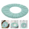 Bath Mats Toilet Pad Washable Cushion Supple Lid Breathable Polyester Reusable Bathroom Supplies Seat