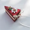 Gift Wrap Triangle Candy Boxes Cake Candle Shape Cute Cookies Packaging Box For Kids Gifts Birthday Wedding Supplies