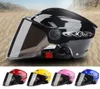 Casque de moto Visor Open Visor Casques de cran de cran à la route Black Road Off Road Electrombile Motorbike Bike Collets Men et WOM1390020