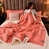 Blankets FooNaa Winter Blanket Warm Keep Soft Skin Friendly Thicken Three Layers Breathable High Density 200x230cm FAYS-028