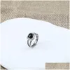 Band Rings Black Wedding Inlaid 18k Love Ring Ring Sliver Gold Luxury Женский модельер -дизайнер