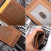 Storage Bags DIY Handmade Fashion Personality Card Package Wallet Kraft Paper And Acrylic Template Leather Craft Bag