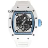 Männer Watch Richarmill Tourbillon Watch Automatische mechanische Armbanduhr Uhren Serie 055 Bubba Watson Edition Keramik Gummihandbuch Windwache