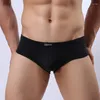 Sous-fonds Sexy Men's Soussolmless Underwear Soufflement respirant mini boxer Shorts Bugle Pouche gay Slip Homme Boxershorts Bikini