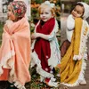 Dekens focusnorm 2 van de geboren babymeisjes die Swaddle Wrap kwikten Slaapzak hoed outfits set ontvangen