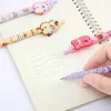 Crayons 36pcs / lot kawaii dessin animé lapin crayon mécanique mignon crayons automatiques en silicone aiguiser crayon gratuit scolaire scolaire