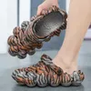 Slippers Summer Men Slippers Tiger Claw Slippers Thick Bottom Sandals Indoor Home Slides Bathroom Slippers Male Shoes Casual Beach Clogs J240402