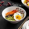 Bowls Melamine Imitation Porcelain Noodle Bowl Restaurant Shop Plastic Lamian Noodles