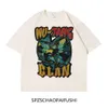Wudang Sect Wu Tang American Hiphop Rap BBOY Street Dance Hip Hop Loose Short Sleeved T-shirt