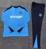 2024 2025 TODOTUS ZIYECH CFC Training Tracksuits 23 24 24 25 Jorginho Half Zip Tracksuit Football Sets