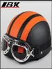 Orange amp noir été demi-visage casque femmes électrique chariot armet bouclier soleil moto Helmmix color6328983