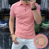 2024 Mode Herren T-Shirts Herren Polo Kurzarm atmungsable Tops Tees Briefmuster Print Männer Frauen Sommer T-Shirts Plus Größe Herren Polo-Shirt M-4xl