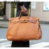 Handmade Bk Bag Handbags Limited Large Top Bags Designer Edition Bag Travel Luggage Men's and Women's Fitness Soft Leather Capacity 50