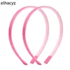 22pcs/lot High Quality 1CM Width Boutique Solid Ribbon Covered Plastic Headband with Teeth Girls Kids Hairband Hair Accessories 240329