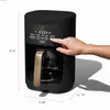 Coffee Makers Beautiful 14 cup programmable touchscreen coffee machine black sesame Drew Barrymore Y240403