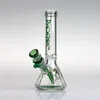 New phoenix glass Diamonds beaker bottom bong 10" hookahs heady water pipes with ice catcher bong glass smoking pipe free shipping